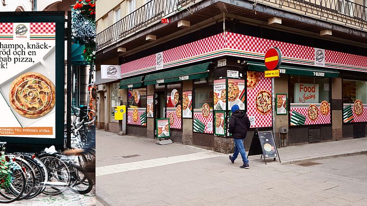 7-Eleven blir Sveriges största Pizzeria och byter namn till Sette Undici