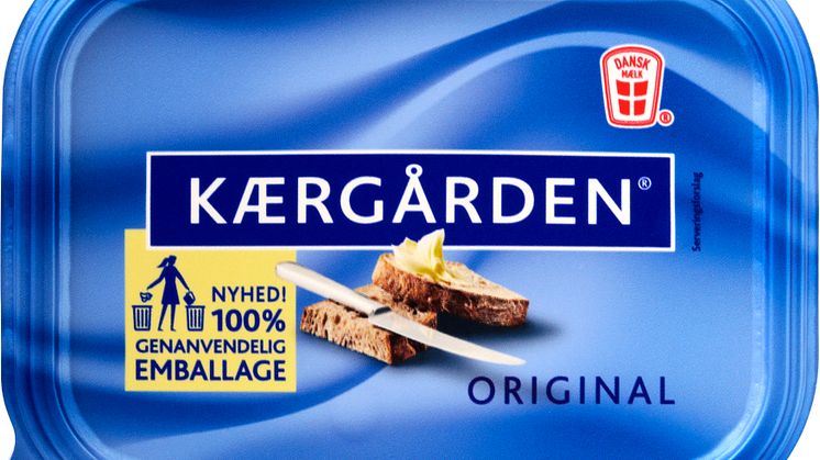 Danskernes smørbare klassiker fylder 30 år: Den gode smag af Kærgården forbliver den samme – men nu bliver emballagen mere klimavenlig