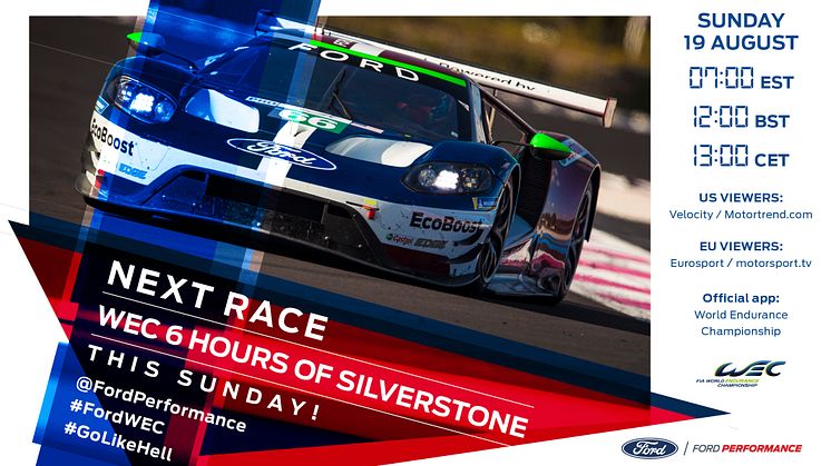 Šestihodinovka na Silverstone startuje v neděli 19. srpna ve 13.00
