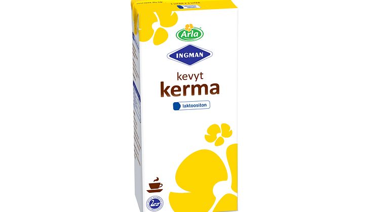 Arla Ingman Kevytkerma laktoositon 1 L (UHT)