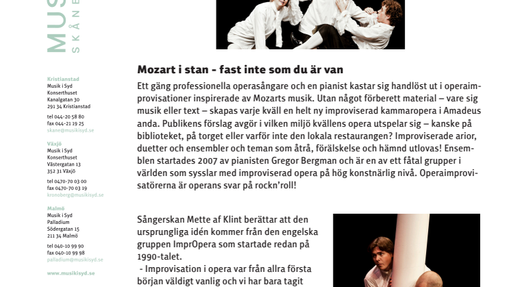 OPERAIMPROVISATÖRERNA gör som du vill