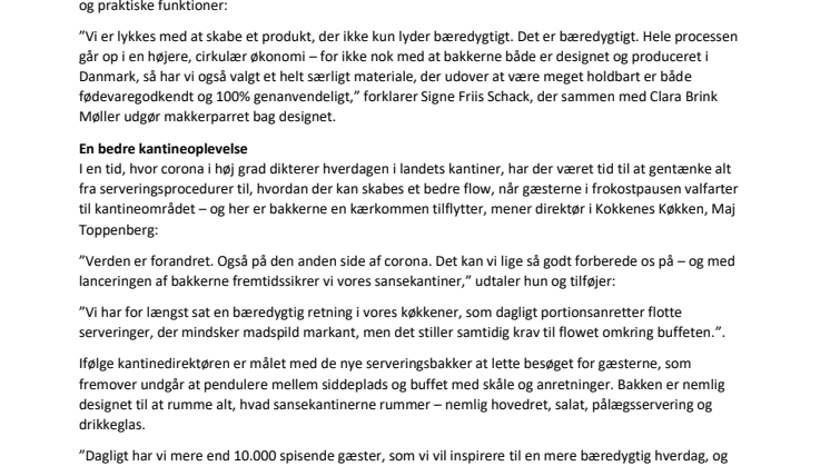 Kokkenes Køkken fremtidssikrer kantiner i samarbejde med DTU