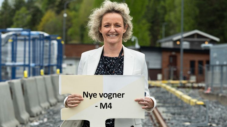 En viktig brikke: Konsernsjef Birte Sjule er fornøyd med å ha sikret nok vogner til Oslo innen Fornebubanen står klar i 2029. Foto: Christian Loennechen