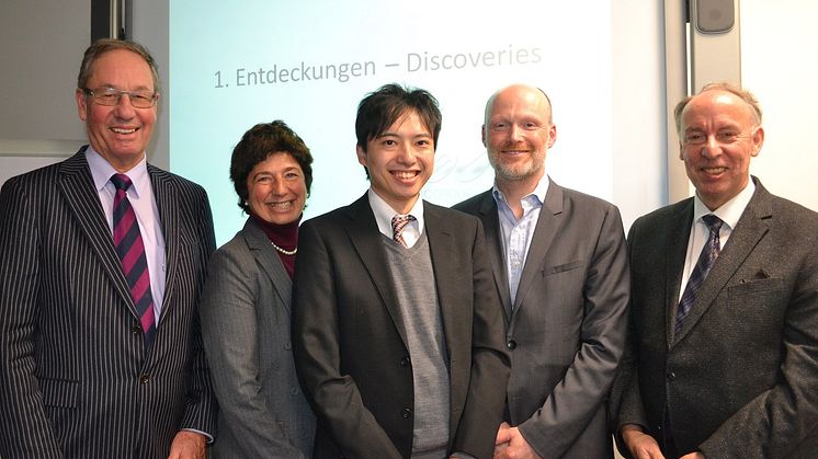 (v.li.) Franz Egle, Dolores Sanchez Bengoa, Shogo Momota, Frank Höfer, Michael Nagy.