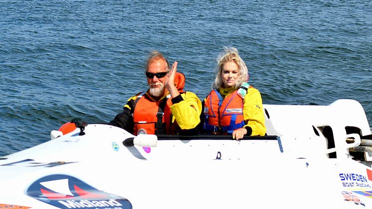 Gunnar Olderin och Michaela.