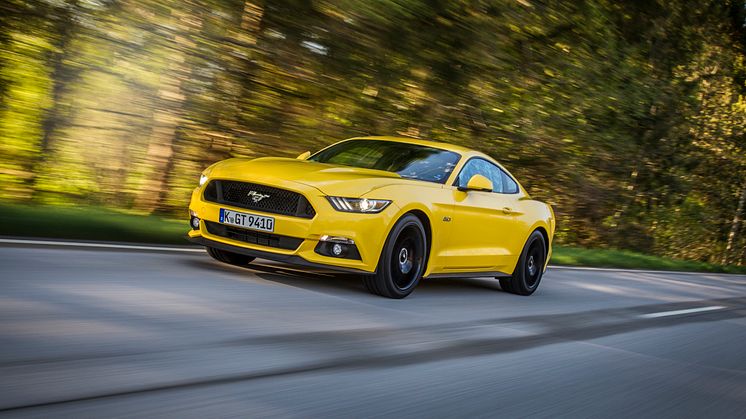 Ikonet kommer til Danmark – stærk, sportslig og sexet Ford Mustang med op til 421 hk
