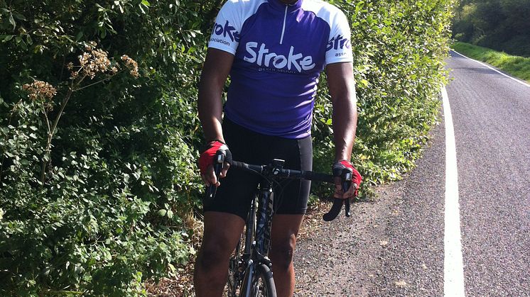 Stroke survivor gets back in the saddle to take on the Bristol 100 for the Stroke Association