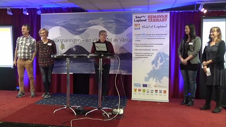 Gold of Lapland och INTILL-projektet vill påverka makthavare på "Västerbotten på Grand"