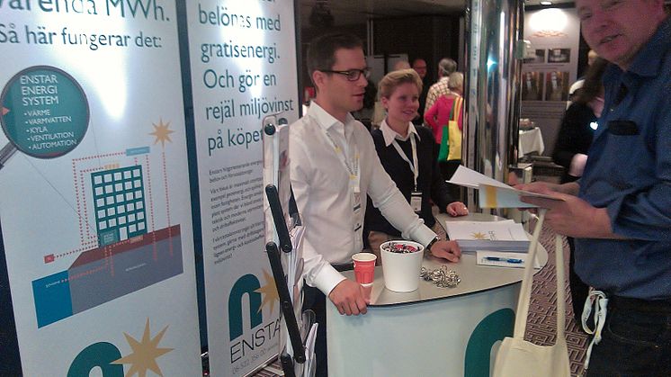 Träffa Enstar på Fastighetsmässan 2013 i Kista, Stockholm