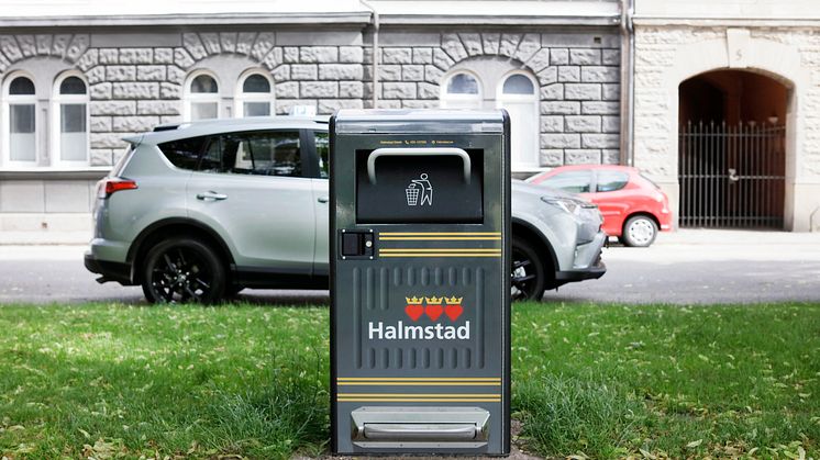 Nu är det dags att utöka antalet smarta papperskorgar i Halmstad. Under hösten kommer 25 nya Bigbellies att installeras.