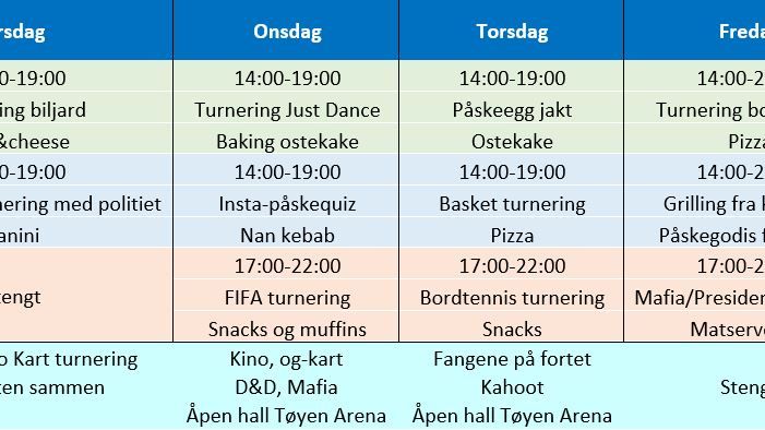 Fritidsklubbene