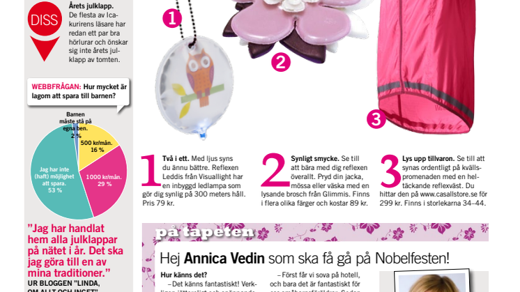 Visualight i senaste Icakuriren- "Snyggt och säkert"  