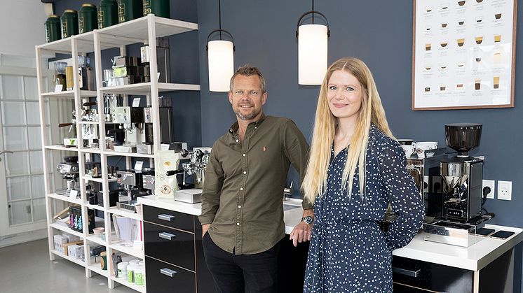 Thomas Baggesen indehaver af Moccatime og Marketingkonsulent Solveig Victoria Lang