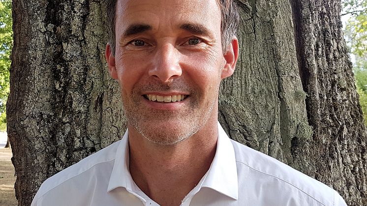 Jörgen Hellgren, vd och affärsutvecklare på Svensk e-identitet föreläser på Internetdagarna.
