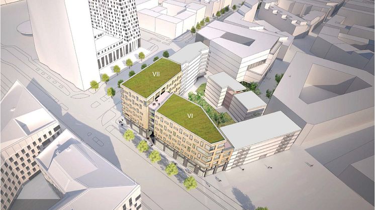Planområdet. Illustration: Krook & Tjäder