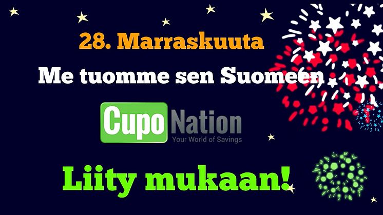 Black Friday on nyt täällä!