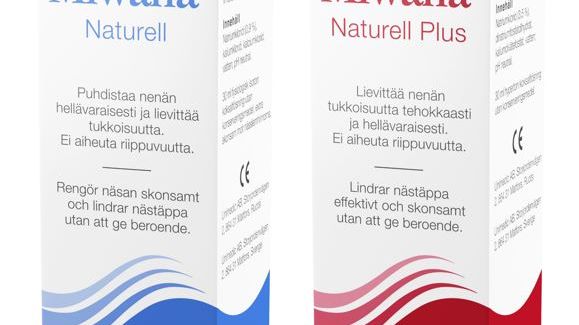 Miwana - Uudet puhdistavat ja tukkoisuutta vähentävät nenäsumutteet saatavana päivittäistavarakaupoista