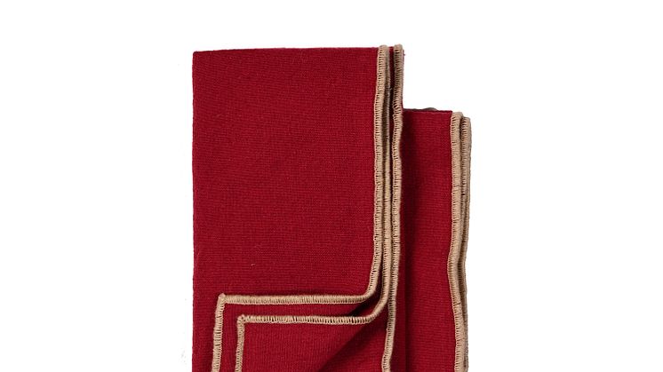 Edith napkin, 2-pcs, red