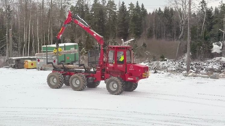 Skogforsk testar självkörande maskiner via publikt 5G-nät