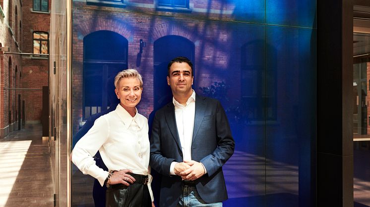 Svensk Fastighetsförmedlings VD Liza Nyberg och Ordna Bolåns VD Hemad Razavi
