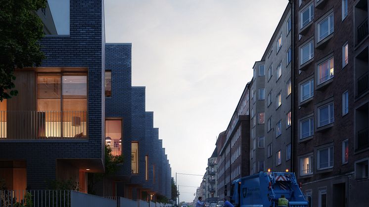 Erik Wallin och Utopia bygger radhus på Södermalm