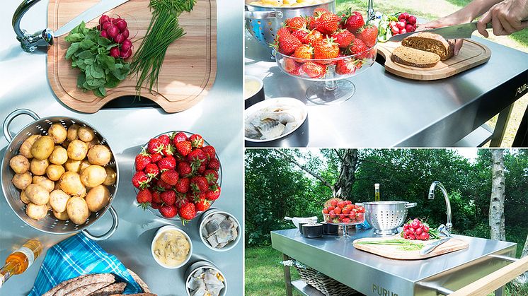 Ät midsommarmaten utomhus - oavsett väder