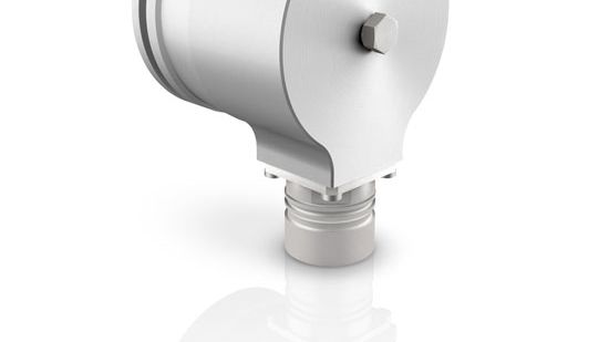 Splash-proof stainless steel encoder