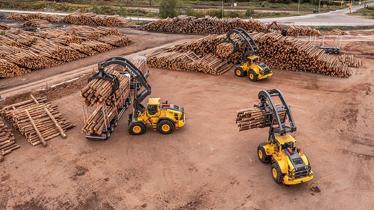Volvo L200H High-Lift - timmergård