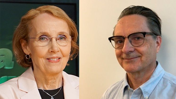 Ellis och Ivar Janzons pristagare 2023: Elisabet Nylander och Arne Wikström.