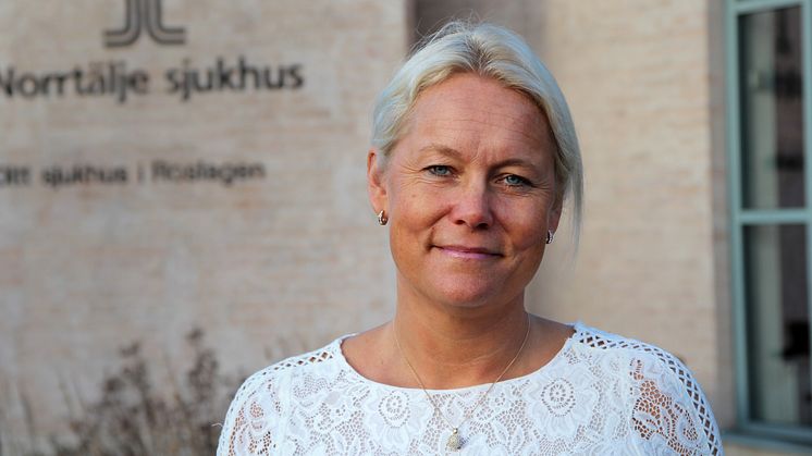 Catarina Pommer, ny verksamhetschef för akut- och diagnostikenheterna på Norrtälje sjukhus.