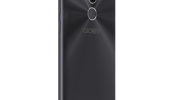 Alcatel 3X_Metallic Black_Back Left (with CE)