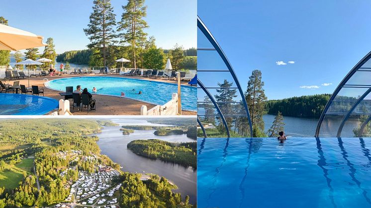 Luksuriøs camping I Sverige. Foto: Årjäng Camping & Stugor 