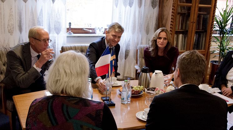 Ambassadör Jean-Pierre Lacroix  vid besöket i Stadshuset i Borås. Foto: Charlotte Ohlsson