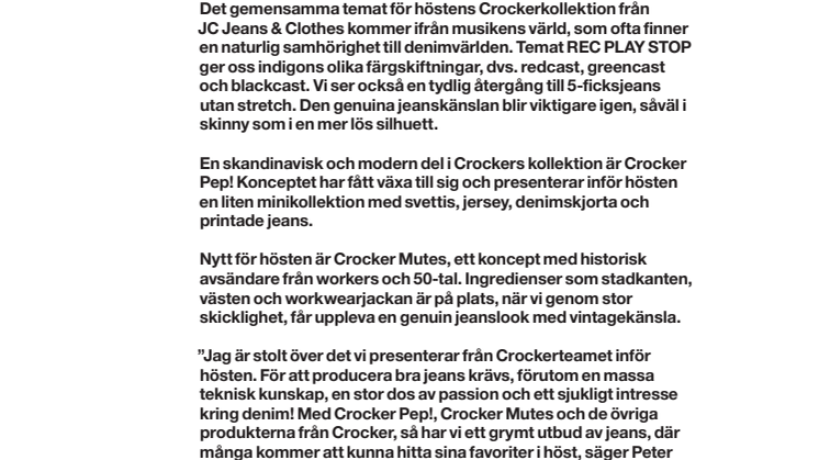 Crocker Jeans hösten 2010 