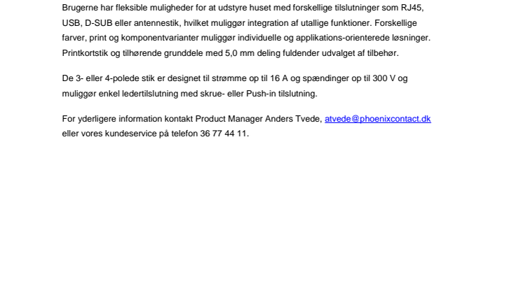 Modulære elektronikhuse i et modulært system