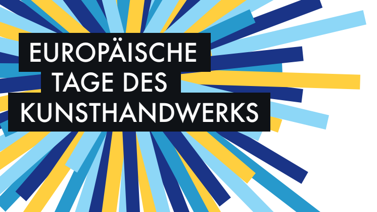 Flyer zu den Europäischen Tagen des Kunsthandwerks 