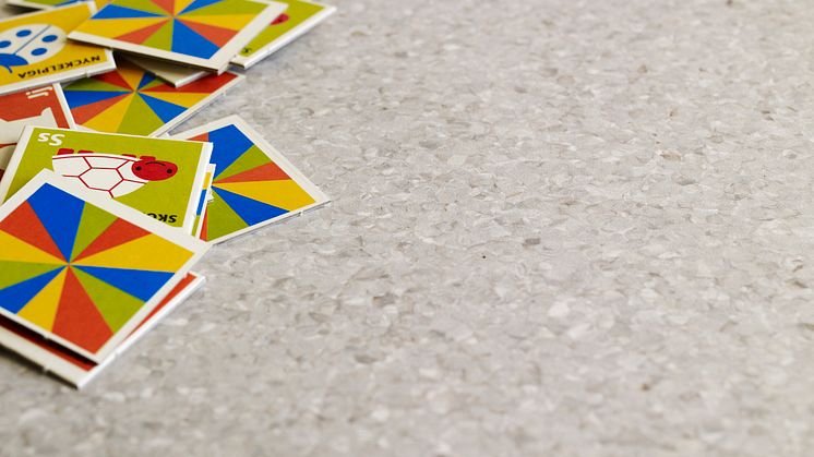Nordstar homogent plastgolv, detaljbild