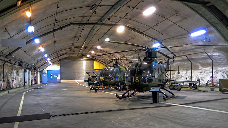 Aeroseum har en stor samling helikoptrar.