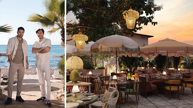 Från vänster: Brazer Bozlak, VD, Robert Wieczorek, Director of Operations & rendering av Florentine Marbella Takterass. 