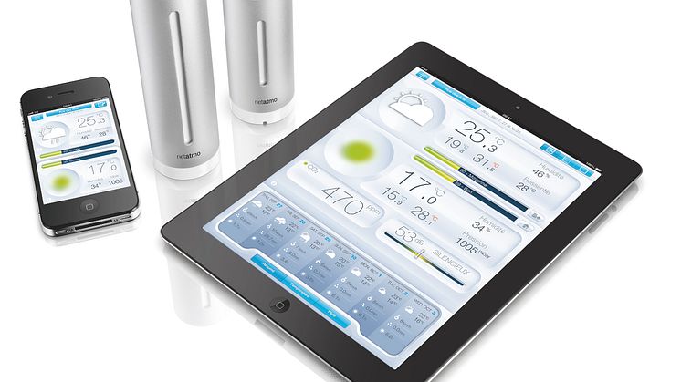 NetAtmo klimatstation - mobil & tablet