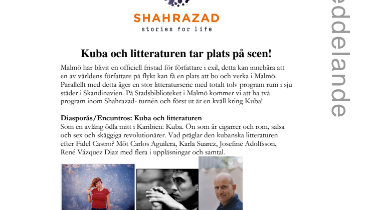 Stadsbiblioteket: Kuba och litteraturen tar plats på scen!