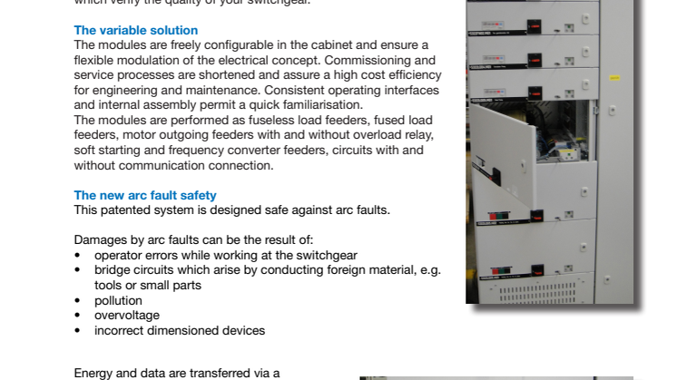Trimot Center - Motor Control Center based on Rittal Ri4Power