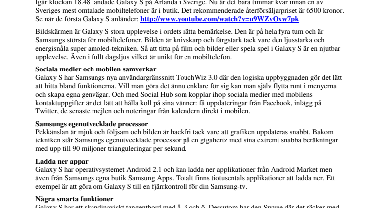 Samsungs tronföljare har landat