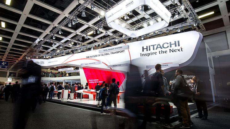 Hitachi's Innotrans 2016 stand