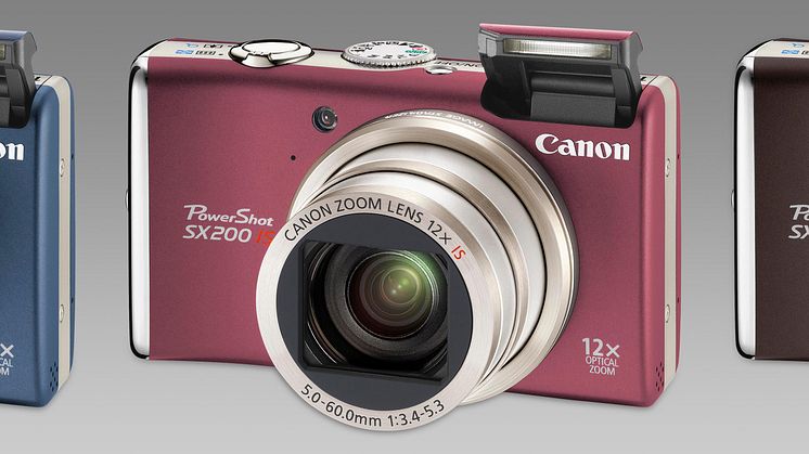 Canons superkompakta vidvinkelzoomkamera PowerShot SX200 IS – den perfekta resekamraten 