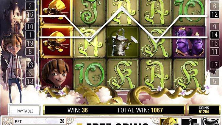 Jack and the Beanstalk slot machine