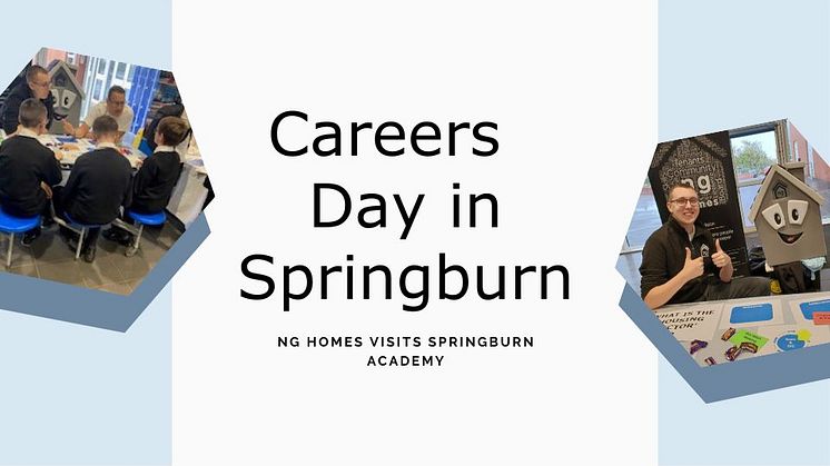 ng home staff as part of a recent Careers Day hosted by Springburn Academy