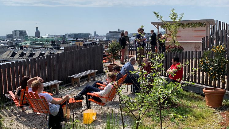 Vår i Takpark by Urban Deli, bild från 2019.