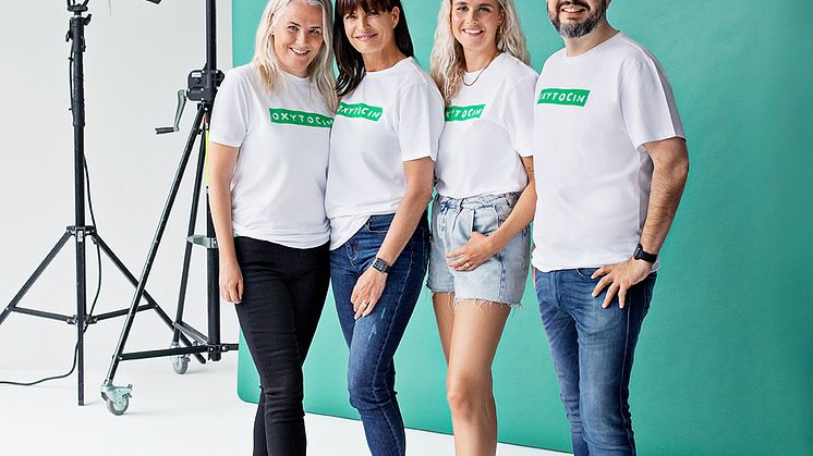 Fra venstre: Signe Krarup, Mai-Britt Vingsøe, Celina Friis og Dennis Ravn