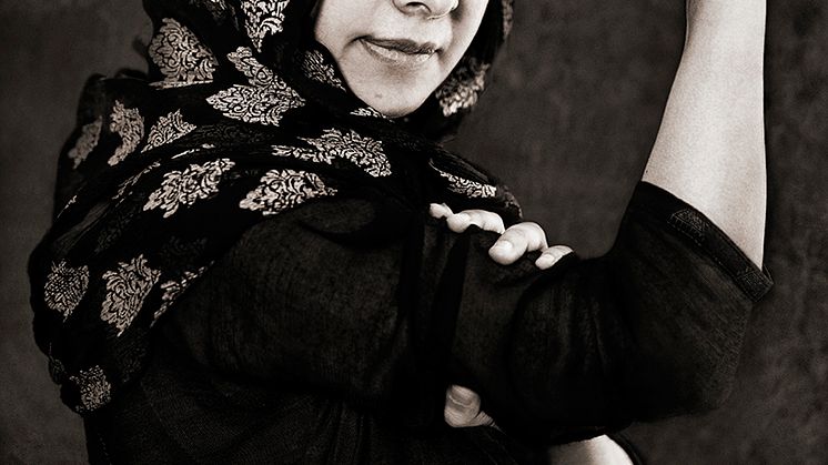 Malala Yousafzai, en av personerna som porträtteras på fotoutställningen We Have A Dream på Jönköpings läns museum. Fotograf: Albert Wiking 